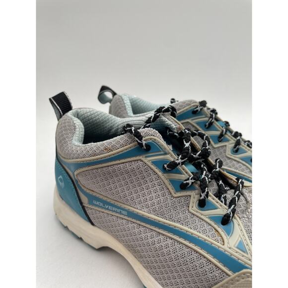 WOLVERINE FAIRMONT ST W10466 Women's NWD Steel-Toe Work Shoe Grey US Size 7 - Picture 3 of 14